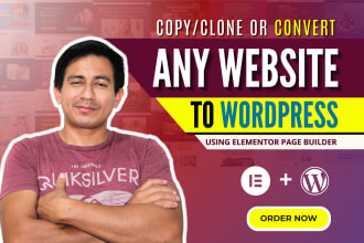 copy clone website and redesign duplicate rebuild website or landing page