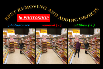 remove and also add objects in photos