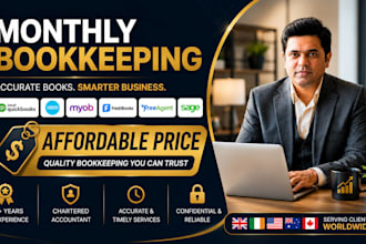 do monthly bookkeeping at an affordable price