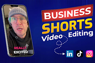 edit short form video for your business website, linkedin and other social media