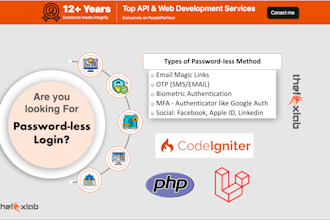 create easy authentication or login in your website