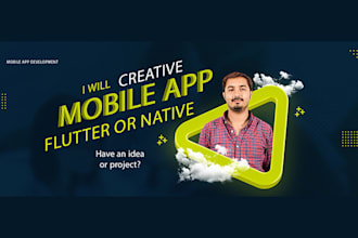 develop mobile or web app using flutter