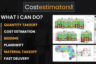 do material takeoff, quantity surveying, cost estimation