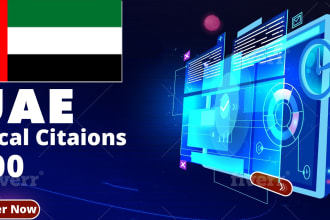 create 300 uae local citations directory submissions for local SEO