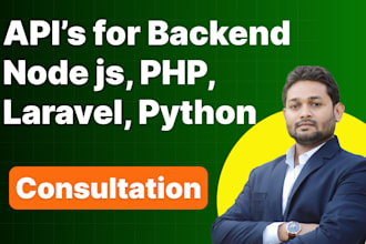 create rest apis for backend as a node js developer