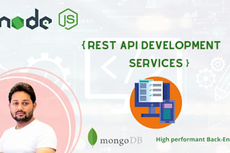 create rest apis for backend as a node js developer