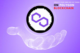 create erc20 token on polygon blockchain
