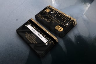 design professional business card and thank you card designs
