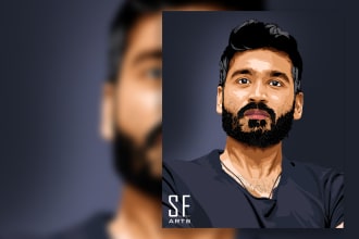 draw your cartoon vector portrait illustrations
