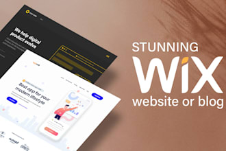 create high converting SEO friendly wix website or blog