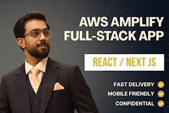 build a serverless react web app on AWS amplify