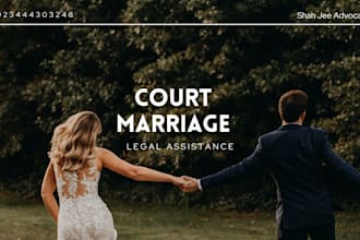 provide legal assistance for court marriage