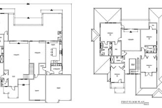 make architectural drawings from your sketch