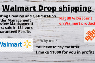 be your walmart drop shipping assistant