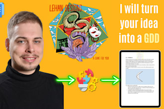 write a professional game design document gdd