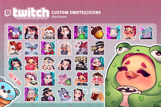 create custom  twitch emotes