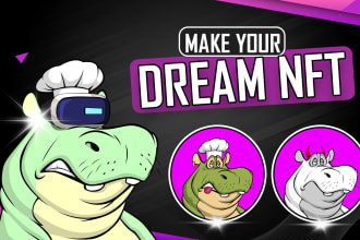 create 10k nft art collection with traits