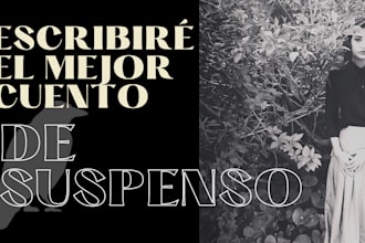 write the best thriller story for you in spanish