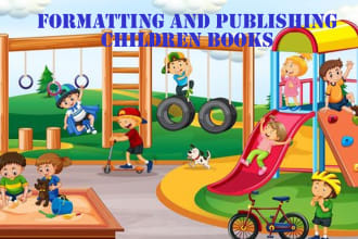 format and publish your children book within 12 hours