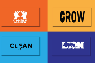 design a minimalist negative space logo
