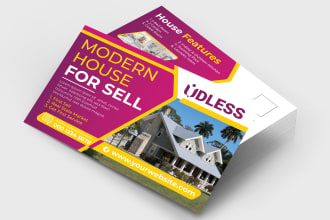design eye catchy business postcard and eddm postcard