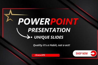 write, create slides,make ppt, pitch desk for you