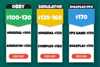 create a full roblox game for you