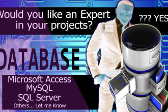 do database curator I am good in access mysql and sql