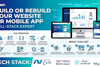 build web or mobile app as front end software developer
