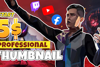 make awesome thumbnail for game valorant with character