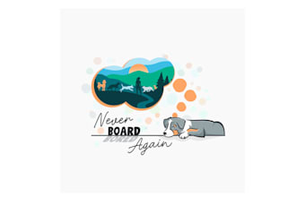 design illustrative unique  colorful dreamy logo