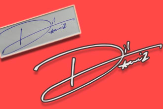 make fabulous handwritten signature and digitize it