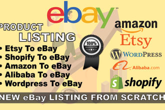 do ebay SEO optimized listing, ebay products listing, ebay lister