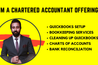 do quickbooks online setup and bookkeeping for real estate business