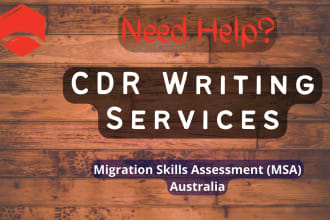 write career episode cdr reports for msa ea