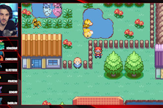 design pokémon stream overlay