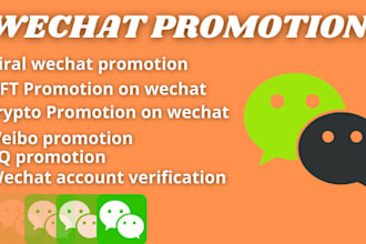 do wechat for nft promotion, crypto promotion to china market