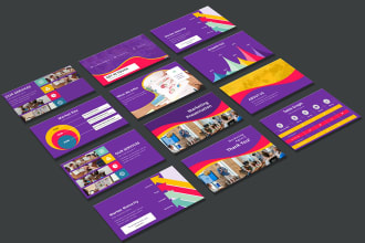 desgin modern professional powerpoint presentation