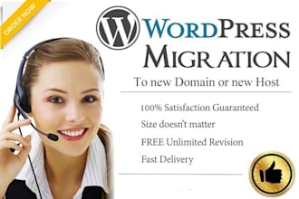 migrate your wordpress website to another hosting, domain