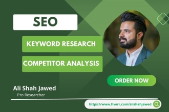 do SEO keyword research and competitor analysis
