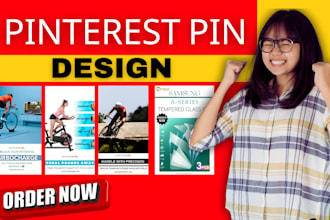 create 50 eye catching pinterest pin design and post for you