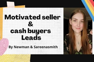 provide real estate motivated sellers and cash buyers leads