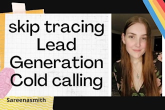 provide you lead generation skip tracing and cold calling