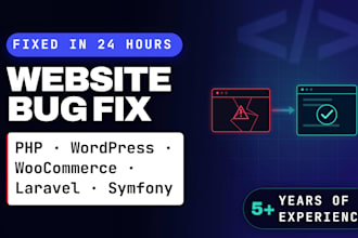 fix php wordpress laravel bugs, errors, woocommerce fix