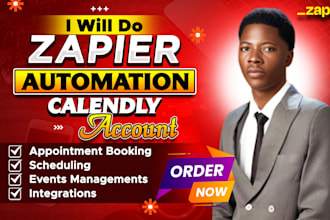 setup calendly events, zoom integration, online survey forms, jotform, typeform