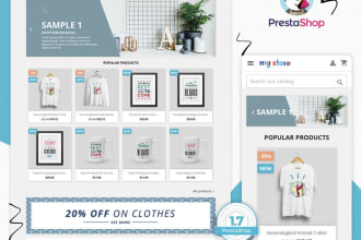 install prestashop and customize theme on your hosting
