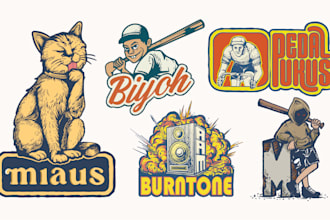 design a custom creative hand drawn logo