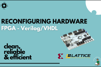 build reconfigurable hardware with fpgas, verilog or vhdl