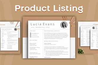 design a custom etsy listing mockup for digital products