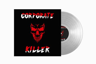 design a detailed dark album single artwork cover for you